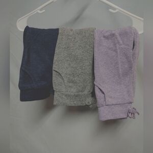 Girls sweatpants, color's are blue, gray & lavender, size 3t